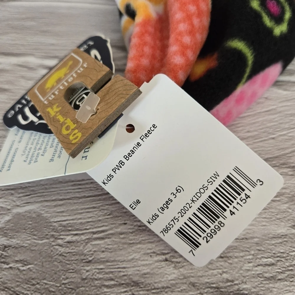 Turtlefur animal print beanie